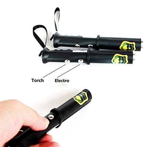HsgbvictS Novelty & Gag Toys Electric Shock Batons Joke Prank Trick Flashlight Stick Gadget Fool's Day Gift Flashlight, Safe, Funny Gift - Black
