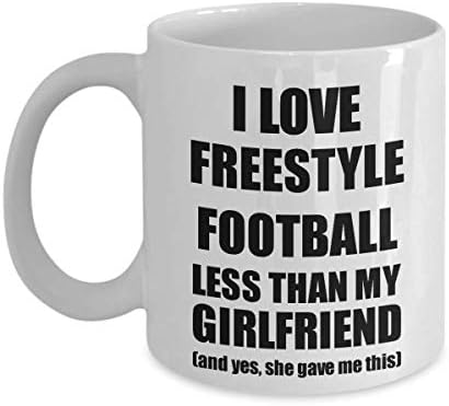 Freestyle Football Boyfriend Mug Funny Valentine Gift Idea For My Bf From Girlfriend I Love Coffee Tea Cup