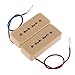 Kmise A1861 P-90 Soapbar Single Coil Pickups Bridge and Neck Cream