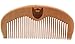 Live Bearded: Premium All-Natural Wooden Beard Comb - Anti-Static - Reduce Snagging, Beard Hair Damage and Ingrown Hairs - Keep Your Mustache Off Your Lip - Fits in Your Pocket - Easy Daily Grooming