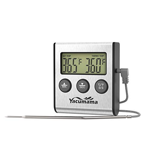 Yacumama Digital Oven Thermometer for Oven, Electric Oven, Instant Read