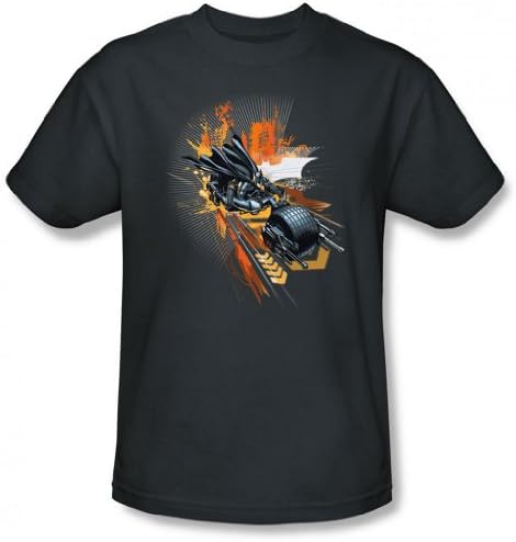 Dark Knight Rises - Batpod Men's T-Shirt, Charcoal, XL