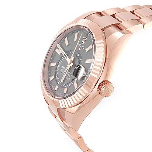 Rolex-Sky-Dweller-Sundust-Dial-18kt-Everose-Gold-Mens-Watch-326935