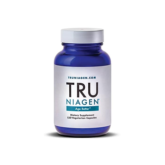 TRU NIAGEN NAD+ Booster Supplement for Cellular Repair & Energy Metabolism (Nicotinamide Riboside) - 150mg Vegetarian Capsules - 300mg Per Serving - 60 Day Bottle