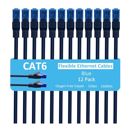 CAT 6 Ethernet Cable 6 FT Blue