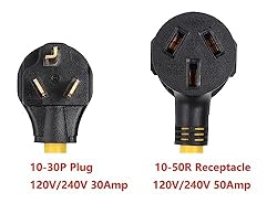 ONETAK NEMA 10-30P to 10-50R 120V/240V 30 Amp 3