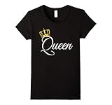 Womens King and Queen Shirts Matching Couple Outfits Large Black