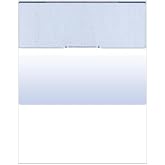 Compuchecks 25 Blank Check Stock, Check on Top - Blue Diamond | Blue Diamond Security Checks with Voucher, 8.5 X 11 in, Laser/inkjet Printer Compatible with Quicken and MS Money