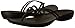 crocs Women's Isabella W Flip Flop, Black/Black, 8 M US