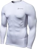 TM-R11-WHTZ_Small j-M Tesla Men's Cool Dry Compression Baselayer Long Sleeve Baselayer T Shirts R11