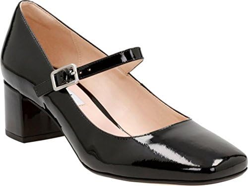 Clarks Women's Chinaberry Pop Mary Jane,Black Patent Leather,US 10 M