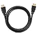 ViewTV High Speed HDMI Cable - 6.6 Feet (2 Meters) - Black - Version 1.4 Supports Ethernet, 3D, 4K, & Audio Return