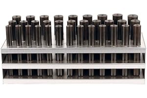 TTC 33 Piece Transfer Punch Set (Spotter), 1/2" - 1" x 64ths, Production Quality for Machining, Model SSG-33IM