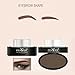 Hanyia Eye Brow Powder Eyebrow Stamp Kit For Perfect Eyebrow Quick Eyebrow Makeup With Eyebrow Brush Stencils Tools
