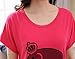 MyFav Nightwear Youth Girls Pajama Knit Cotton Dress Lovely Elephant Loungewear