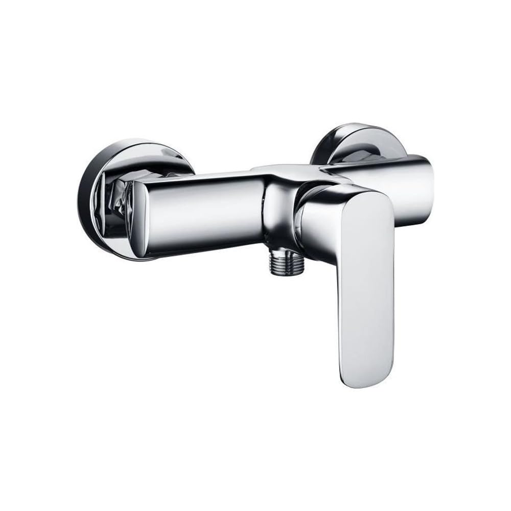 Edouard Rousseau - Dunedin Shower Mixer Tap - Ceramic Cartridge - 191 (Length) x 49 (Projection) mm - Chrome