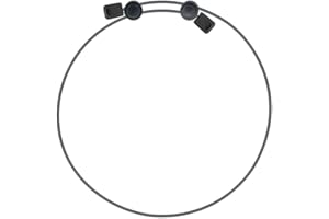 AIMERY Croptuck Adjustable Band, crop tuck Band for Shirt, Adjustable Band, Elastic Strap Adjustment, Changing Top Styles for Women (Black-M)