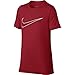 NIKE Boys' Short-Sleeve Training Shirt, University Red, Large