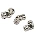 2 Pack Universal Joint Shaft Coupler Coupling Steering Connector for RC Car Crawler Boat,4mm to 3mm