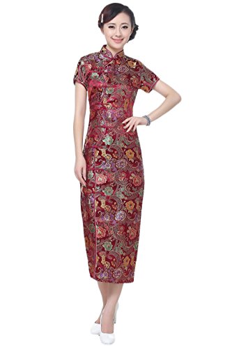 COCONEEN Elegant Chinese Qipao Traditional Cheongsam Dresses 12