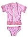 SwimZip Little Girl Sassy Surfer Rash Guard Swimsuit Set