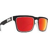 Spy Optic Helm, Square Sunglasses, Color and Contrast Enhancing Lenses