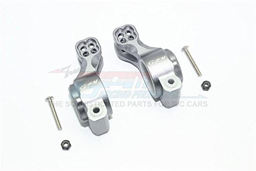 Arrma Senton 6S BLX (AR102654) Upgrade Parts Aluminum Rear Knuckle Arm - 1Pr Set Gray Silver