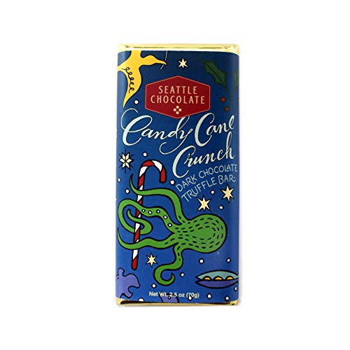 Seattle ChocolateCandy Cane Crunch Bar, 2.5 OZ