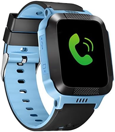 Kids Smart Watch ,OURSPOP Smart Watch Kid Safe Wristwatch GSM Finder Locator Tracker SIM SOS Anti-Lost Smart Watch Children Watch for iOS Android (Blue)