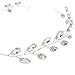Yean Wedding Headband Bridal Headpieces for Bridesmaid and Flowergirls - Silver Rhinestones Hair Accessories for Women and Girls
