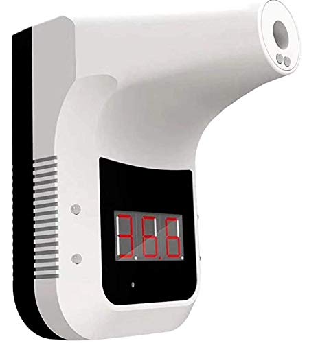 DEREK Wall-Mounted K3 Forehead Infrared Thermometer, Non-Contact Temperature Measurement Tool for Fever with Alarm and Accurate Instant Results for Office Home Supermarket School Community Entrance