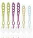 Baby Spoons BPA Free Soft TIP Baby Spoon with Baby Utensils CASE - 6 Silicone Baby Feeding Spoon and Toddler Spoons | Toddler Utensils for Baby Spoons Self Feeding | Baby Eating Supplies Set