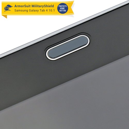 ArmorSuit MilitaryShield - Samsung Galaxy Tab 4 10.1 Screen Protector - Anti-Bubble Ultra HD Shield w/ Lifetime Replacements