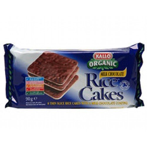 Kallo Organic Milk Chocolate Thin Rice Cakes 90G by Kallo