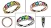 NANA Rope Mothers Ring 1 to 10 Simulated Birthstones in Sterling Silver or 10k White, Yellow or Rose Gold