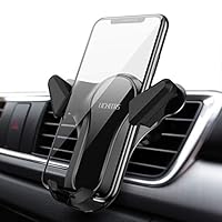 Car Phone Mount, licheers Air Vent Cell Phone Holder for Car, Handsfree Phone Car Mount Compatible with iPhone Xs/XS Max/ 8/7/ 6, Google Pixel 3 XL, Samsung Galaxy S9+, and Other Smartphone (Black)