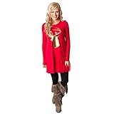 Christmas Dress Mallcat Women Round Collar Elk Casual Dress