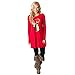 Christmas Dress Mallcat Women Round Collar Elk Casual Dress