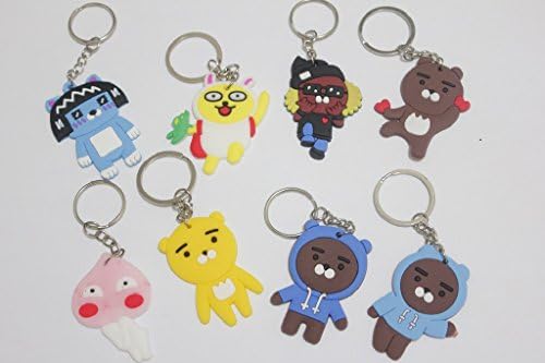 Fungshop Ryan Neo Apeach Muzi Jay-G Kakaofriends Korean keychain rings Figures Toys 6 pics