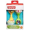 Fisher-Price Rattle 'n Rock Maracas, set of 2 baby rattles, infant activity toys for ages 3 months and up, BLT33