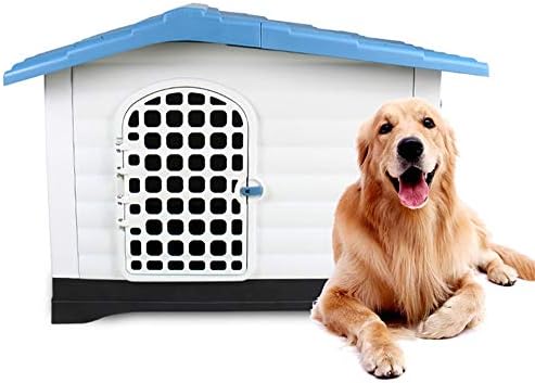 屋外の犬小屋フォーシーズンズプラスチック防雨 Sunproof防食ゴールデンラブラドール取り外して洗えるプラスチック