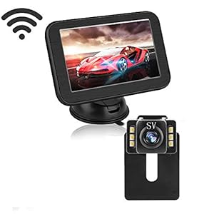Obest achteruitrijcamera, draadloos, IP68, waterdicht, met bewakingsfunctie, eenvoudig te installeren, geschikt voor…