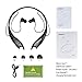 Mpow Jaws Gen5 Bluetooth Headphones V5.0 Bluetooth Neckband Headset, 18H Playtime, Bluetooth Magnetic Earphones W/Call Vibrate & CVC 6.0 Noise Cancelling Mic, Wireless Neckband, Black