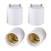 Onite GU24 to E27 E26 Adapter for LED Bulb, GU24 to Medium Base Converts Your Pin Base Fixture to Standard Screw-in Lamp Socket 4Pack