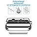 Apple Watch Series 4 Screen Protector 40mm Tempered Glass Screen Protector(2 -Pcs),Premium Surface Hardness Full Coverage Metal Frame Tempered Glass Screen Protector for Apple Watch 4/3/2/1