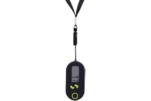 Veemoon 3D Digital Pedometer Step Counter, Black ABS Walking Tracker, Clip On Fitness Monitor Men Women Seniors Kids