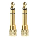 Amazon Basics Gold Plated 6.35mm 1/4 Male to 3.5mm