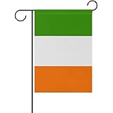 Ireland Flag Irish Flag, Small Irish Garden Flags for Yard Patio Porch Independence Day Patriotic Festival Outdoor Decorations