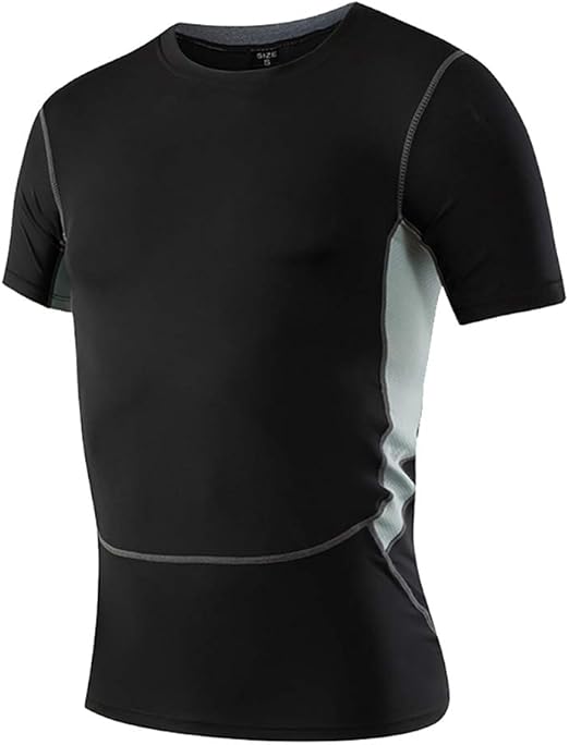Men's Sports Base Layer Short Sleeved Compression Vest Comfortable