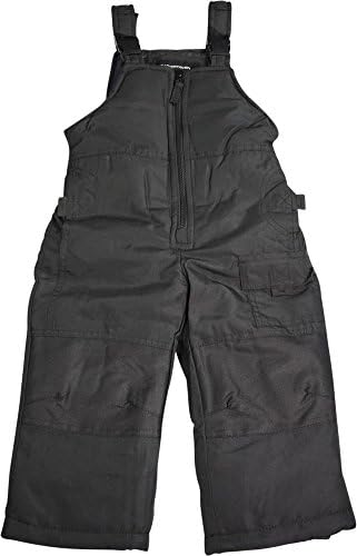 Weather Tamer Weathertamer - Boys Bib Snowpants, Black 40028-5/6